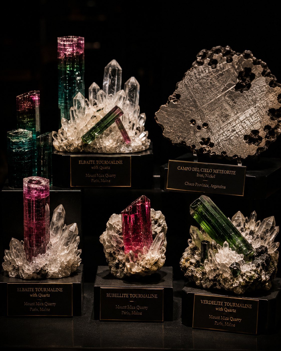 Minerals and gems at the Maine Mineral & Gem Museum