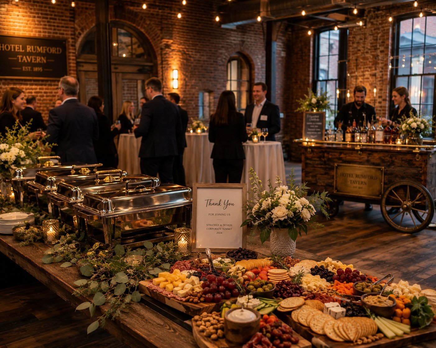 A catered corporate event by Hotel Rumford